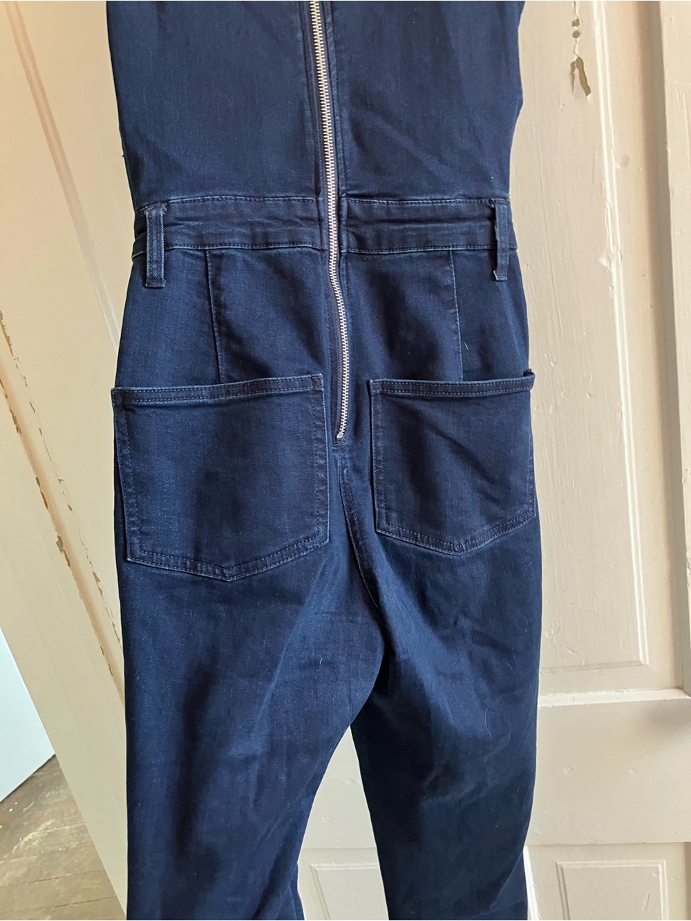 WEWOREWHAT size 00 

denim ONSIE sexy as hell- side cutouts